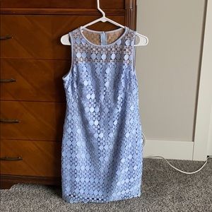Lauren Ralph Lauren Sky Blue Sleeveless Dress